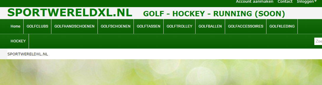 Online bestellen kan vanaf nu in de webshop van Sportwereld Heiloo.